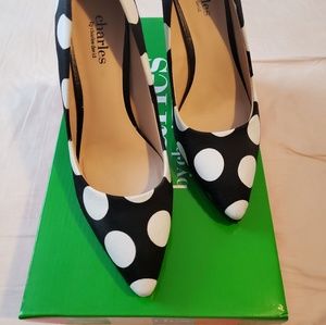 Adorable but sexy polka dot pumps